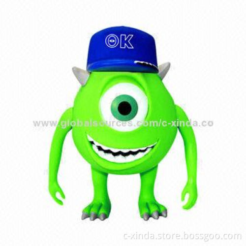 Novelty Monster Speaker with MP3 Audio and FM Radio Functions, TF Card and USB Slot